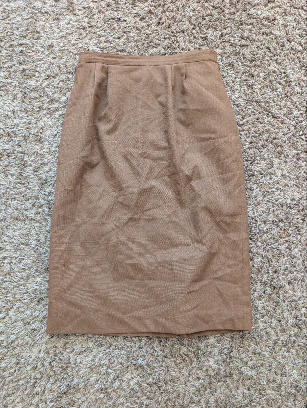 Women's Vintage Brown Pencil Skirt Size 6